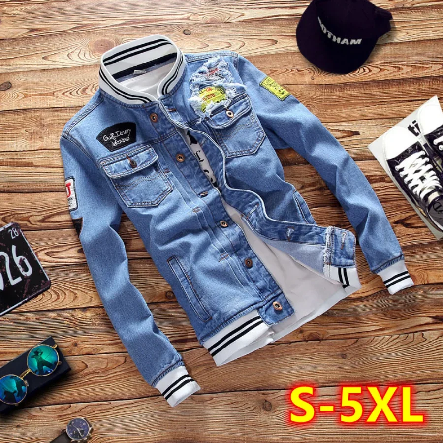 Men'S Shoes With Jeans - New 2026 Men's Denim Jackets Fashion