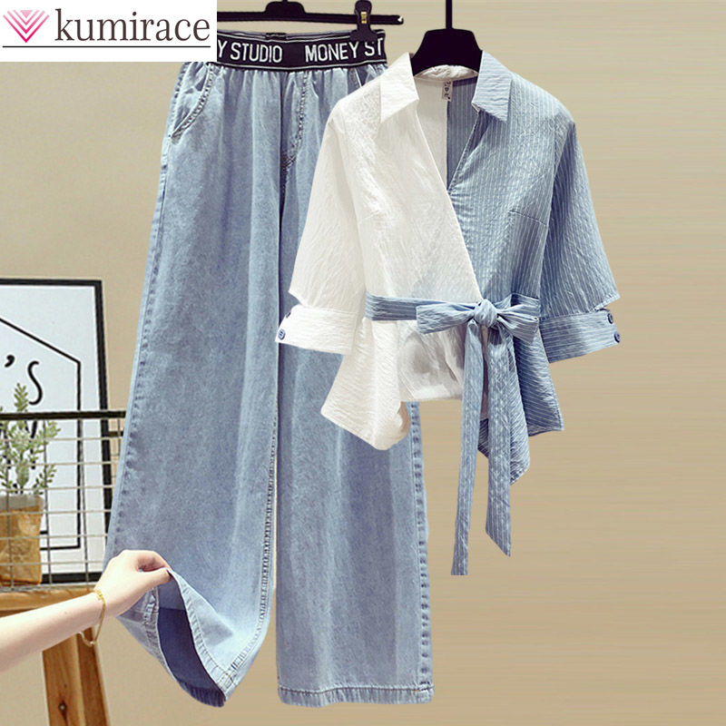 Men'S Shoes With Jeans - 2025 Summer New Stitched Chiffon Shirt