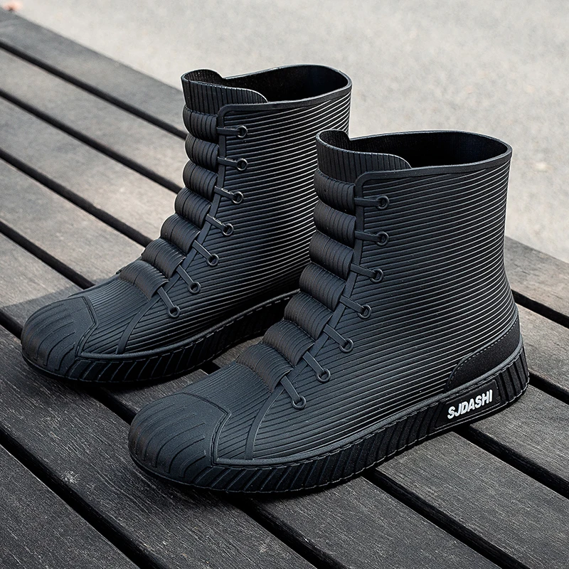 Men Shoes Online - Versatile Casual Short-barreled Waterproof Shoes Men