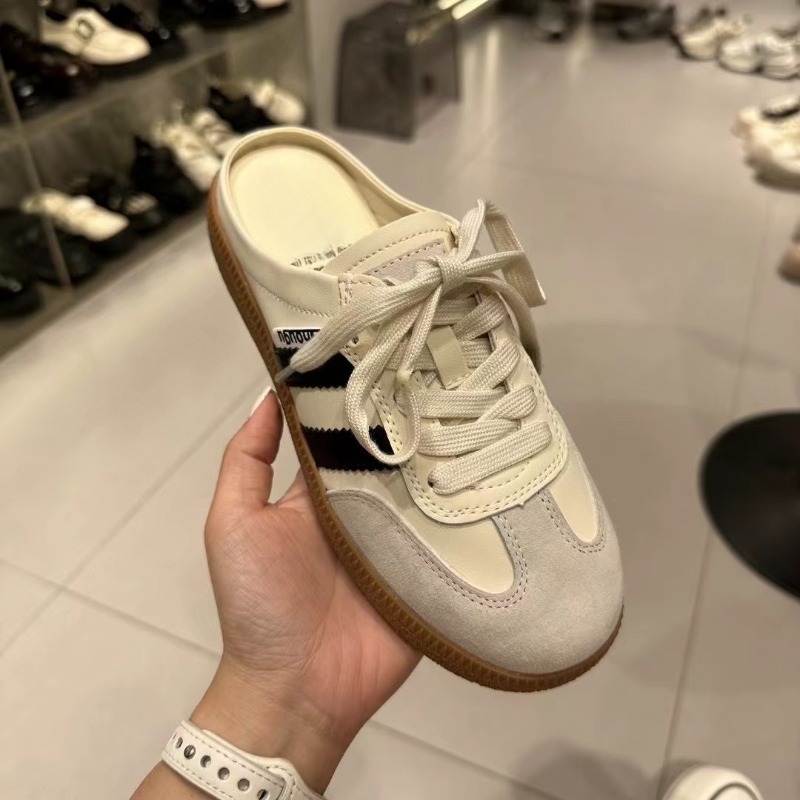 Casual Sneaker Low - Women Mules Shoes Sports Round Toe