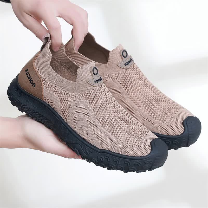 Men'S Shoes Comfortable Walking - Summer Men Casual Shoes Elastic Slip