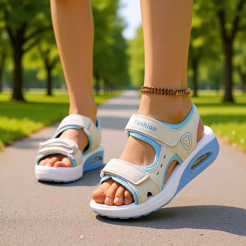Velcro Strap Sandal - Women's Orthopedic Air Cushion Sandals Summer