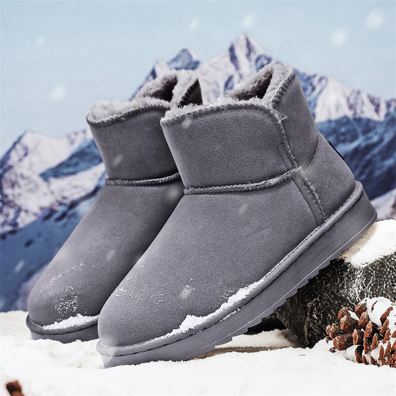 Men Shoes Online - Winter Couple Bread Style Snow Boots