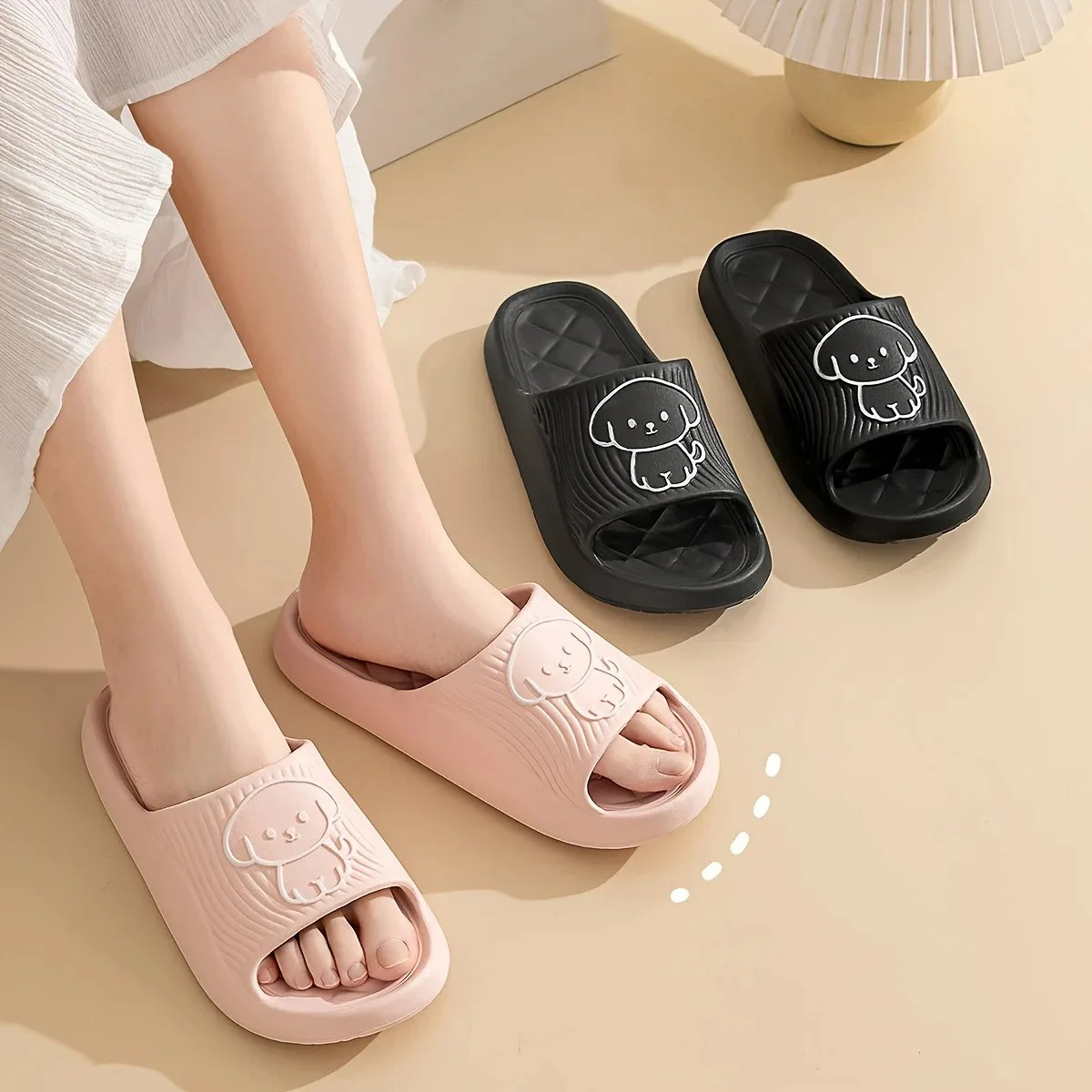 Cute Carton Slippers Bathroom  - Men'S Shoes For Summer recension och pris
