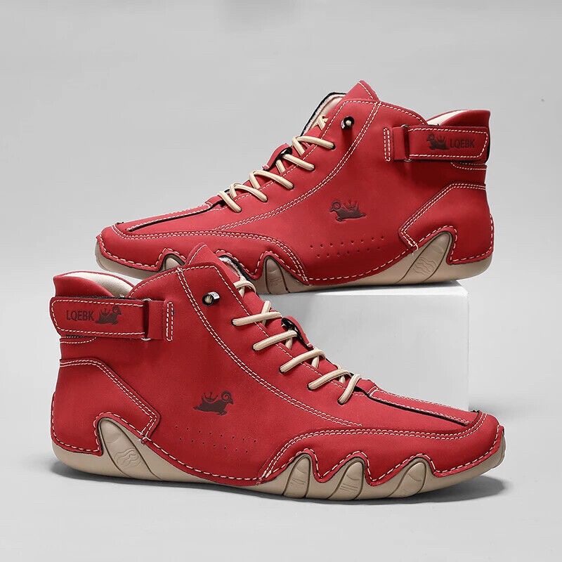 Leather Casual Shoes Sneakers  - Men'S Shoes Comfortable Walking recension och pris
