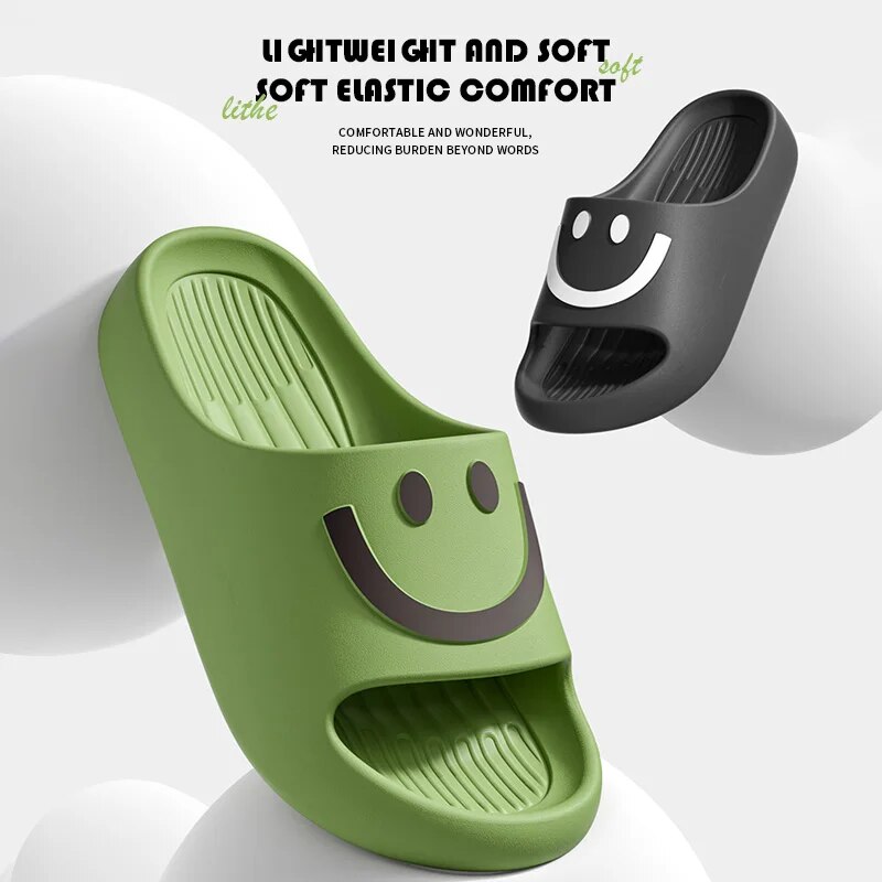 Smiley Face Cloud Slippers Wom - Men'S Shoes For Summer recension och pris