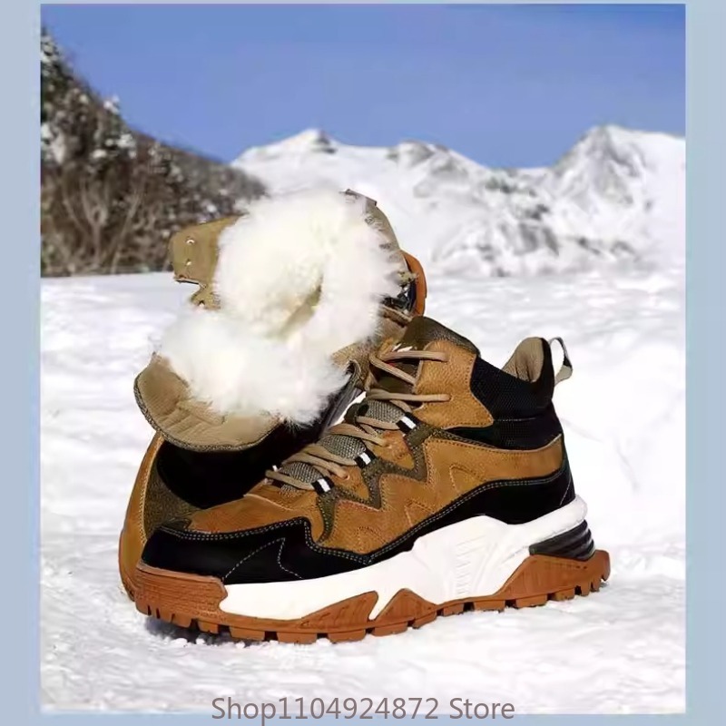 Winter Warm Wool Cotton Shoes  - Men'S Shoes Comfortable Walking recension och pris