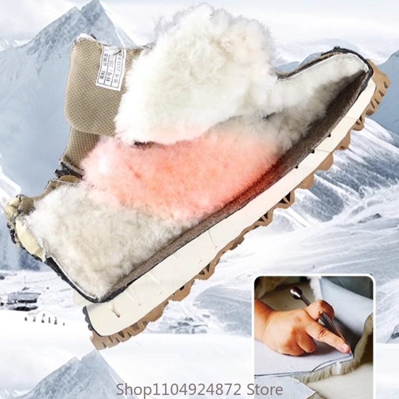 Winter Warm Wool Cotton Shoes  - Men'S Shoes Comfortable Walking recension och pris