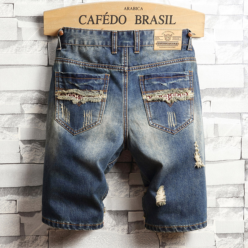 Ripped Hip-hop Denim Shorts Me - Men'S Shoes With Jeans recension och pris