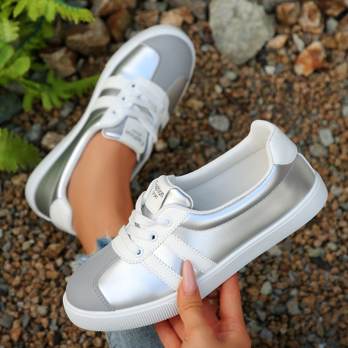 Korean Style Women Spring Autu - Casual Sneaker Low recension och pris