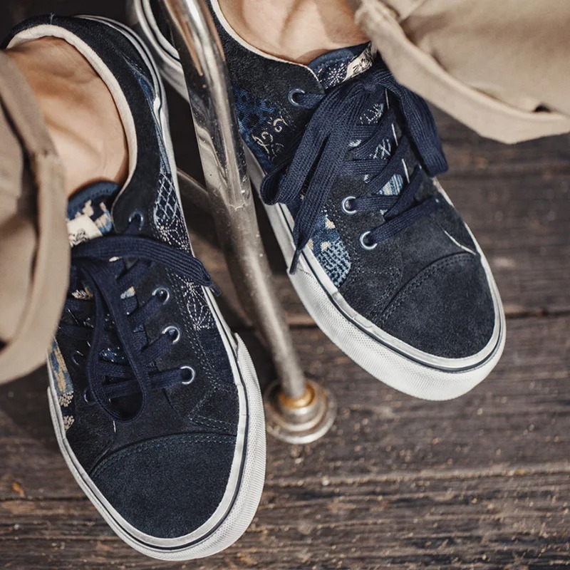 Shoes Men Japanese Retro Print - Men'S Shoes Japanese Brand recension och pris