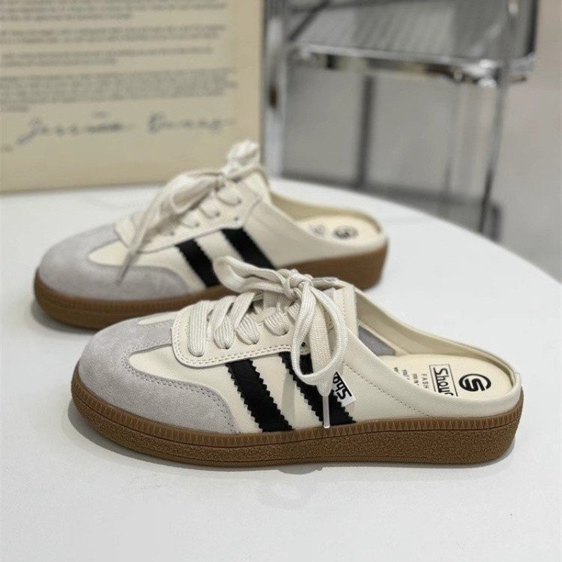 Women Mules Shoes Sports Round - Casual Sneaker Low recension och pris