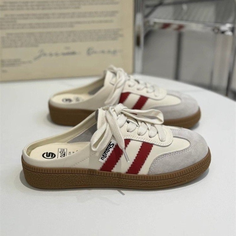 Women Mules Shoes Sports Round - Casual Sneaker Low recension och pris