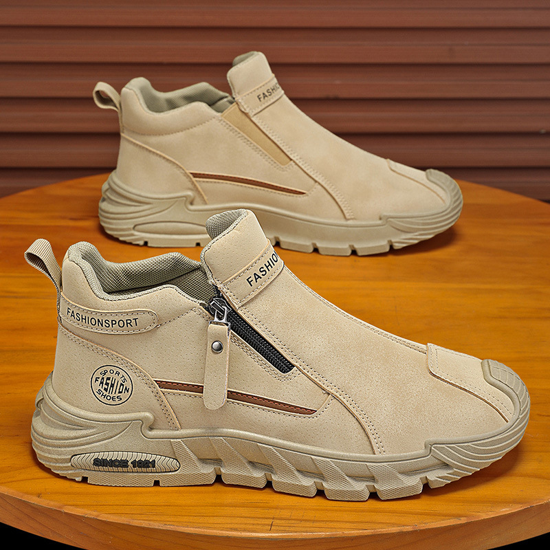 Men's Casual Zipper Closed Sho - Men'S Shoes Comfortable Walking recension och pris