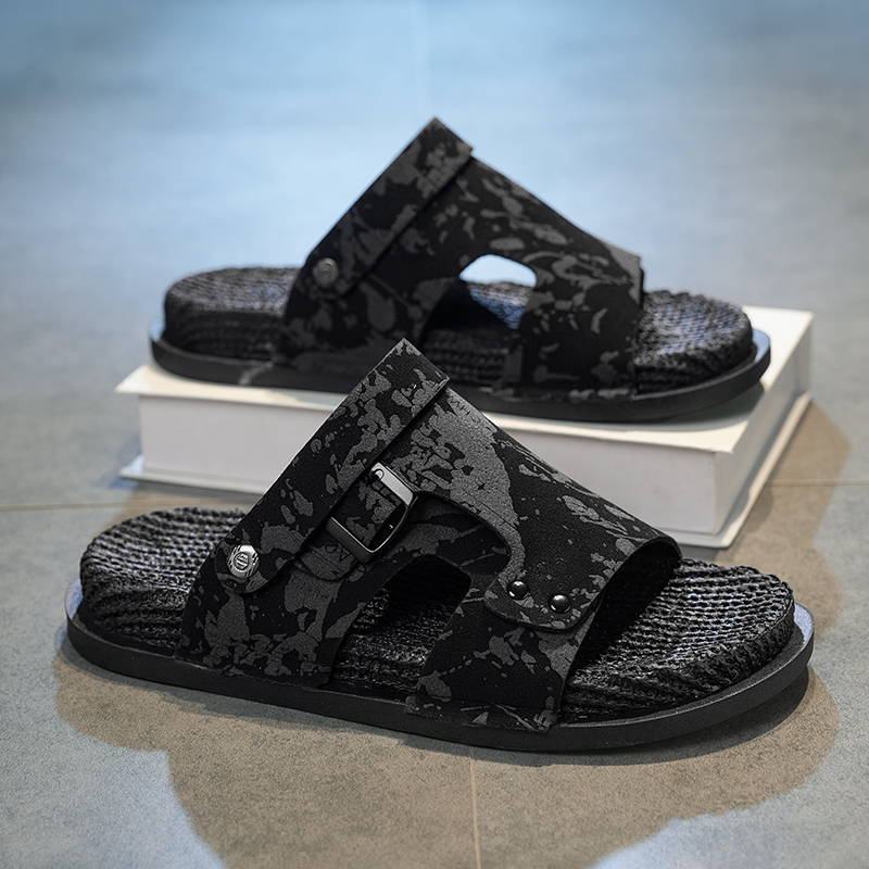 Men's slide casual Sandals sum - Men'S Shoes Comfortable Walking recension och pris
