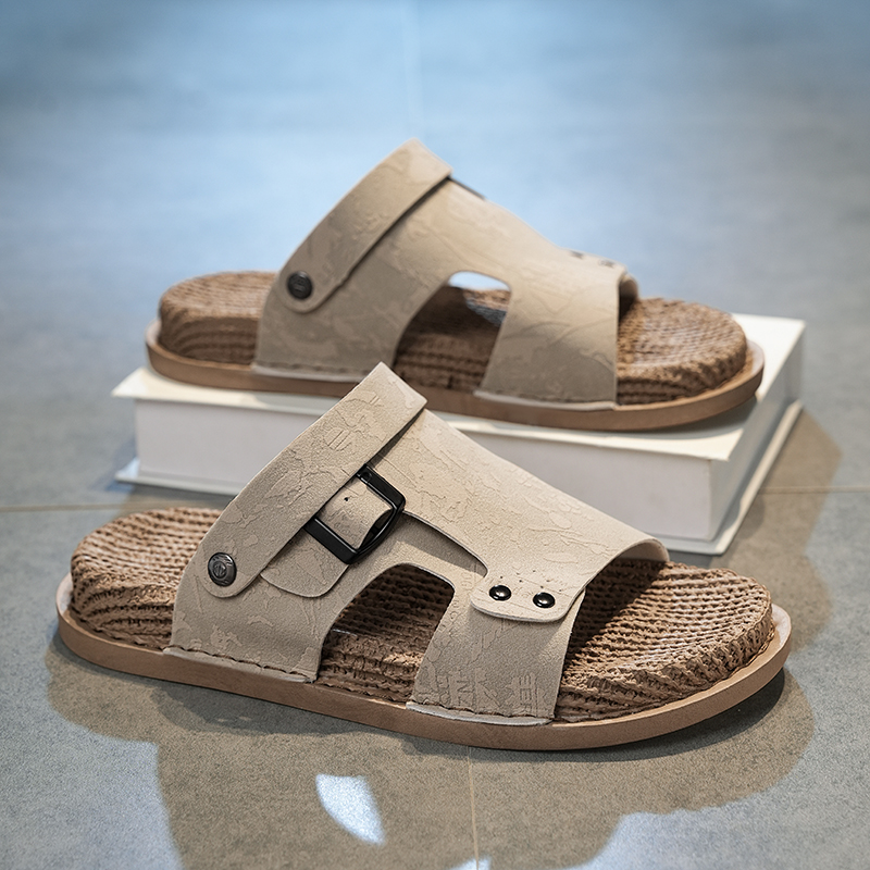 Men's slide casual Sandals sum - Men'S Shoes Comfortable Walking recension och pris