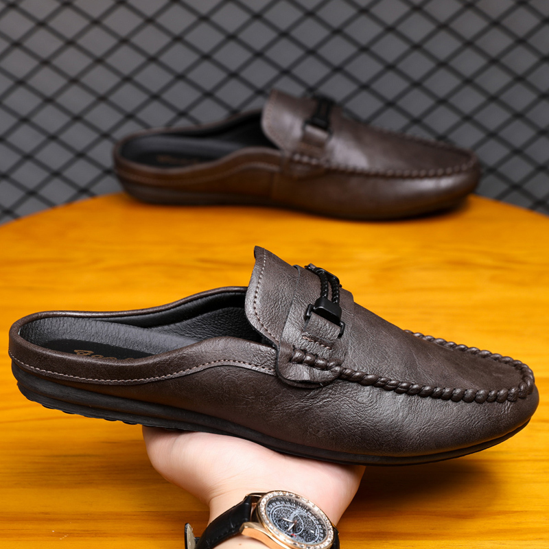 Summer Men Half Slippers Non-s - Men'S Shoes Comfortable Walking recension och pris