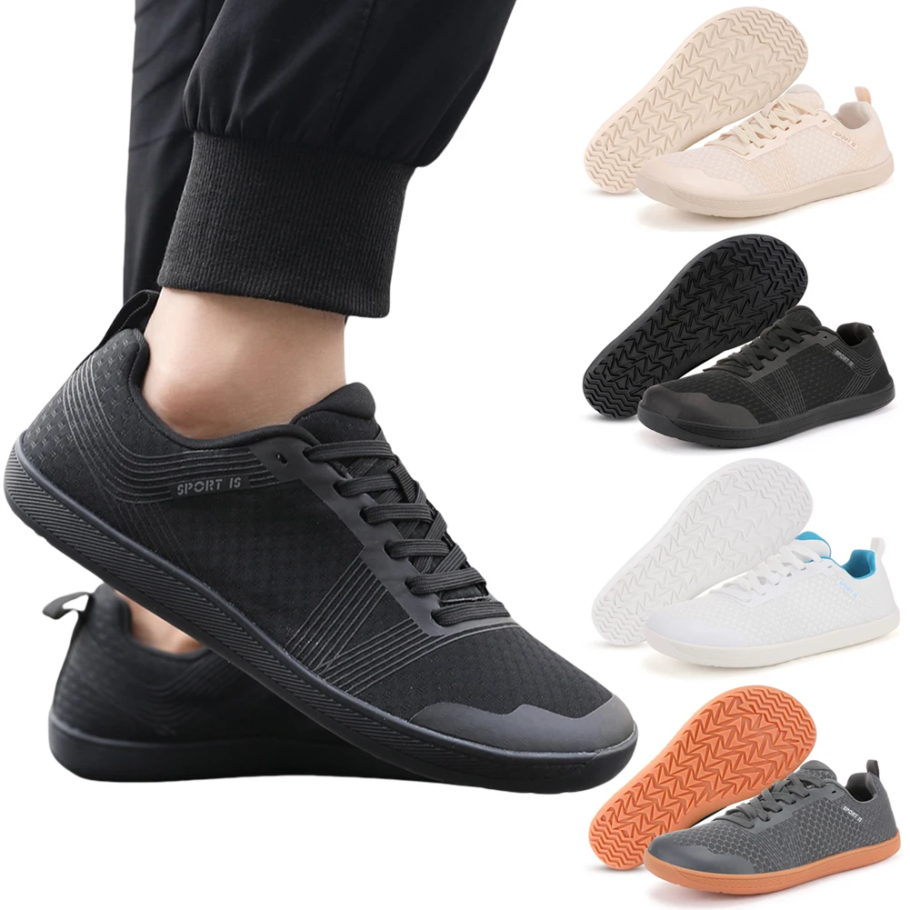 Minimalist Barefoot Shoes Cros - Mesh Trainer Breathable recension och pris