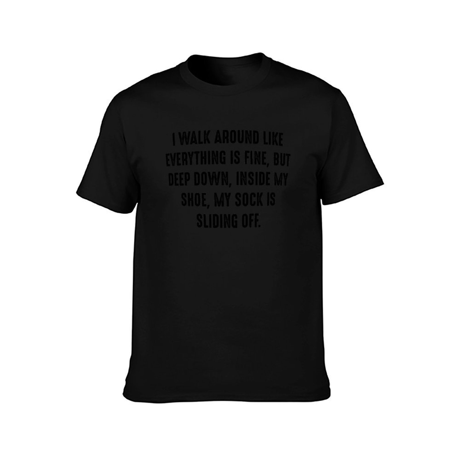 Funny Quote 6 - I walk around  - Men Shoes Quotes recension och pris