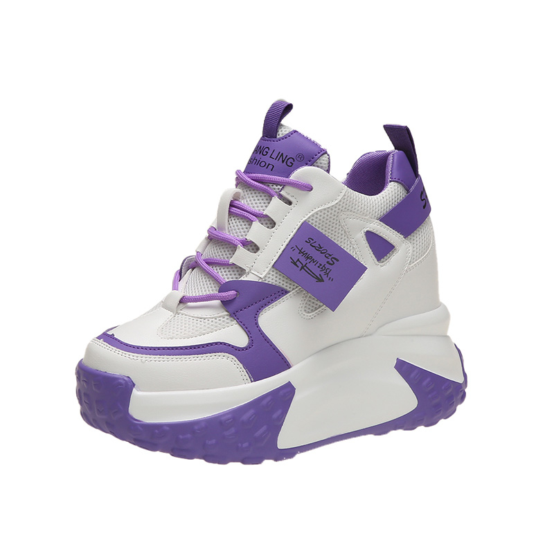 9.5CM Women High Platform Snea - Mesh Trainer Breathable recension och pris