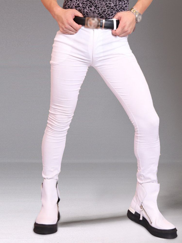 M-3XL Mens Elastic Denim Jeans - Men'S Shoes With Jeans recension och pris