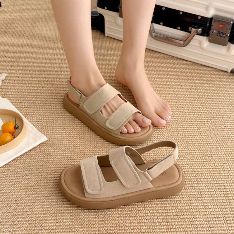 2026 Summer New Women's Thick- - Velcro Strap Sandal recension och pris