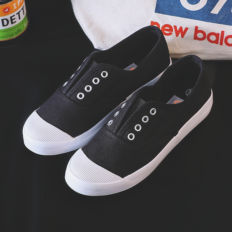 New Women's White Canvas Shoes - Casual Sneaker Low recension och pris
