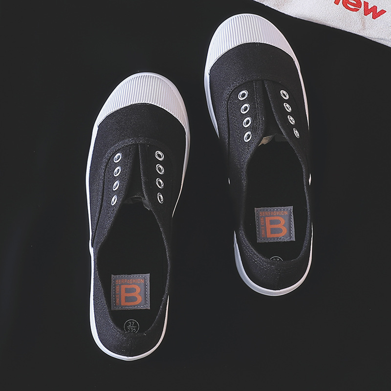 New Women's White Canvas Shoes - Casual Sneaker Low recension och pris