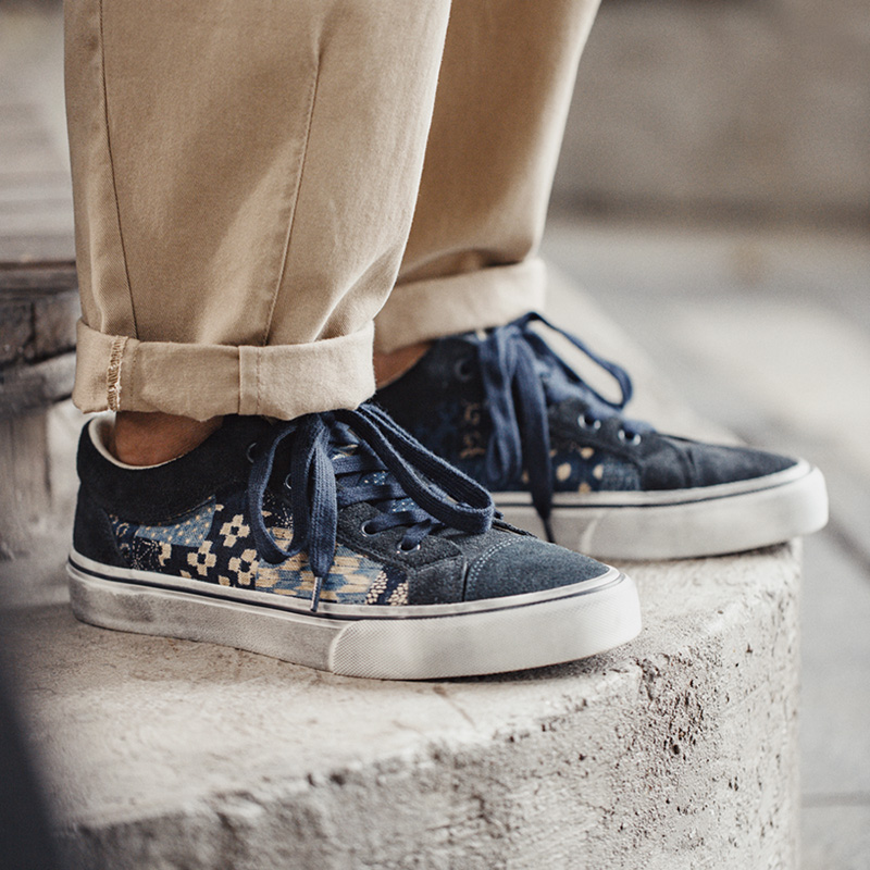 Maden Japanese Retro Printing  - Men'S Shoes Japanese Brand recension och pris