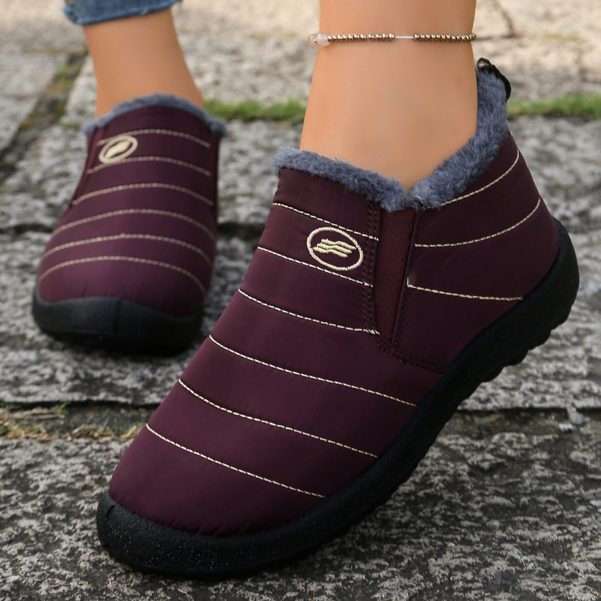 Men's Fur Lined Waterproof Sno - Men Shoes Online recension och pris
